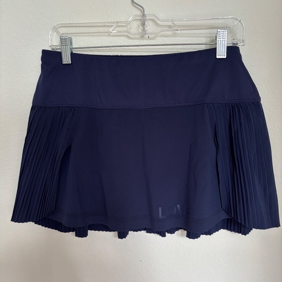 Lucky in Love Navy Mini Skirt - Picture 6 of 7